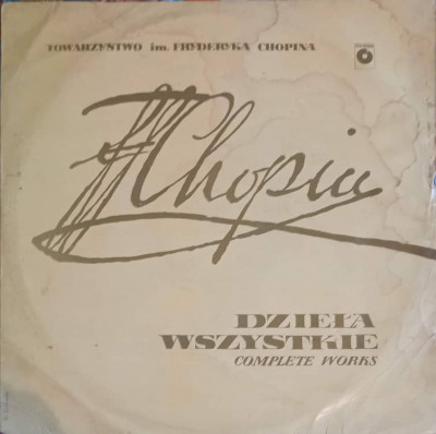 Disc vinil, LP. Dzieła Wszystkie, Complete Works-FRYDERYK CHOPIN foto