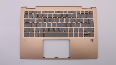 Carcasa superioara cu tastatura palmrest Laptop, Lenovo, Yoga 720-13IKB Type 80X6, 81C3, 5CB0N67855, FA1YJ000700, AM1YJ000B00, AM1YJ000320, iluminata, foto