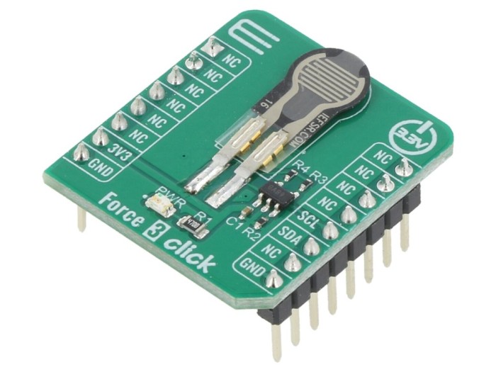 Click board măsurarea forței, I2C