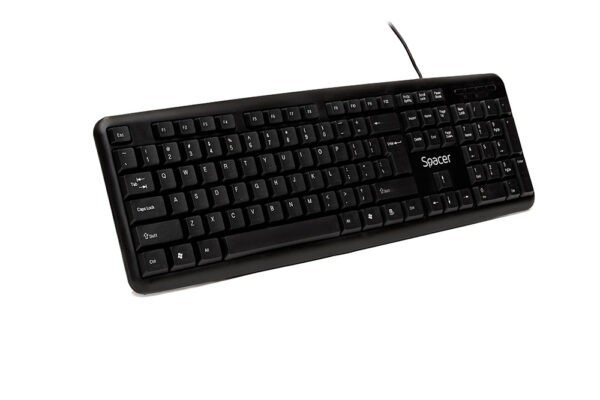 Tastatura Spacer 104US USB anti-splill