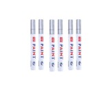 Set 6 permanent marker cu vopsea argintiu, varf 2.8 mm