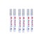 Set 6 permanent marker cu vopsea argintiu, varf 2.8 mm