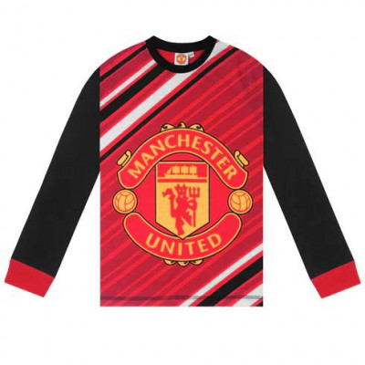 Manchester United pijamale de copii Long red - 11-12 let foto