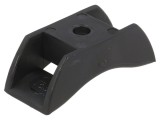Element sustinere insurubare HELUKABEL 16mm negru poliamida pentru bride strangere