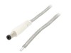 Cablu Electric 2x0,5mm2 DC 5,5/2,1 Mufă Dreaptă Transparentă, Bq Cable