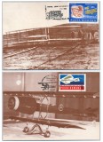 Set complet de 8 ilustrate maxim AEROMFILA &#039;81 inseriate in anvelopa originala
