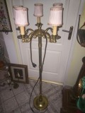 Elegant lampadar, veioză de podea din bronz masiv