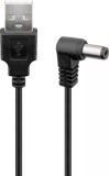 Cablu USB-DC 5.5x2.5 mm 1m Goobay