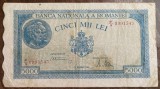 B11 90 - Bancnota foarte veche - Romania - 5000 lei - emisiune 20 decembrie 1945 - filigran BNR vrtical