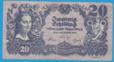 (5) BANCNOTA AUSTRIA - 20 SCHILLING 1945 (29 MAI 1945)