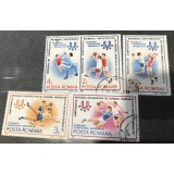 (1) Timbre Serii Romania Sport Campionatele Universitare de Hanbal