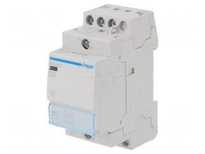 Contactor 3-polar 25A 230VAC NO 3x10-50&amp;deg;C ESC325 foto