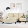 Set de canapea 2 pcs Crem 173 x 131 x 67 cm țesătură