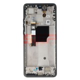 LCD+Touchscreen cu Rama MOTOROLA Edge 40 Neo BLACK Original Service Pack