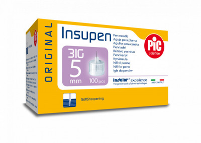Ace pen insulina sterile INSUPEN 31Gx5 mm 100 buc/cutie foto