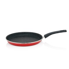 Tigaie clatite Granit Induction Metalac, email, 25cm, 1l, rosu
