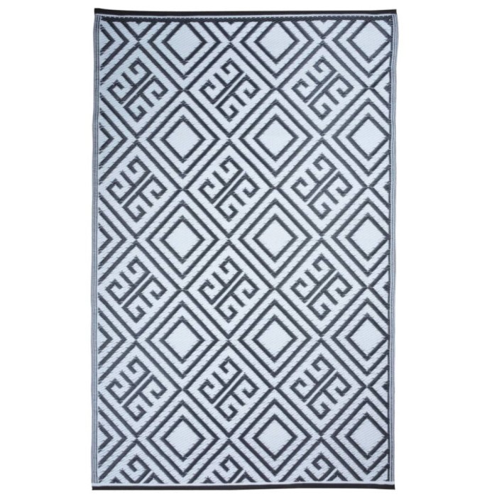 Esschert Design Covor de exterior, 120x186 cm, model grafic, OC12