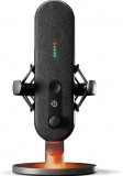 Cumpara ieftin Microfon Streaming SteelSeries Alias, iluminare RGB, USB-C, cu stand (Negru)