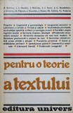 PENTRU O TEORIE A TEXTULUI-COLECTIV