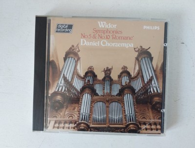 CD: Widor - Daniel Chorzempa &amp;ndash; Symphonies No. 5 &amp;amp; No. 10 &amp;quot;Romane&amp;quot; foto