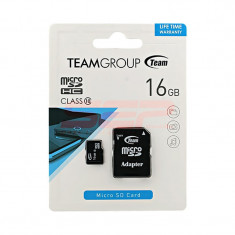 Card memorie micro-SD 16GB Team clasa 10