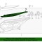 Ornament far Honda Hr-V (Ru), 2019-06.2021, montare fata, stanga, negru, RapidAuto