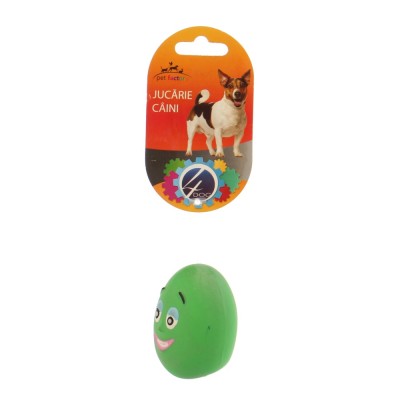Jucarie pentru caini 4Dog cu sunet, diverse modele, latex, 6 cm foto