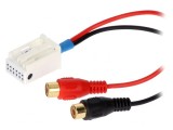 Adaptor Aux RCA Volkswagen 1,25m, 4Carmedia