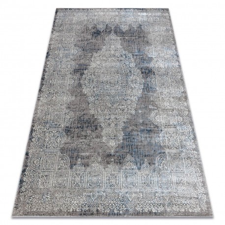 Covor BLISS Z214AZ221 crem / albastru - Rozeta, modern, structural, 160x220 cm