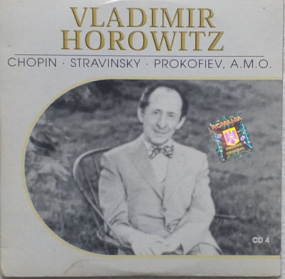 CD Vladimir Horowitz Chopin Stravinsky Prokofiev A.M.O foto