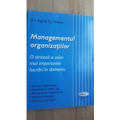 Managementul organizatiilor- D.S.Pugh, D.J.Hickson