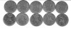 Romania lot 5 x 100 lei 1992 - 1996