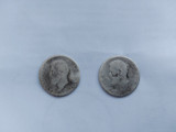 2 monezi Carol Rege al Romaniei,50 bani