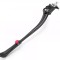 Cric bicicleta reglabil Negru (prindere cadru)