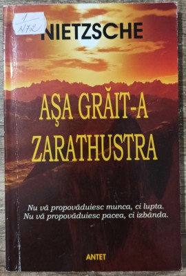 Asa grait-a Zarathustra - Friedrich Nietzsche foto