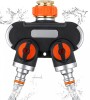 Robinet Splitter universal, rotativ, portocaliu, Manolex&reg;