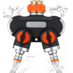 Robinet Splitter universal, rotativ, portocaliu, Manolex&reg;