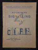 PATROL LEADER&#039;S HAND-BOOKS, ROUMANIAN SIGNALLING (SYSTEM &quot;C. P,&quot;), BUCURESTI, 1932