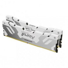 Memorii RAM Kingston FURY Renegade White, Kit of 2, DIMM, DDR5, 32GB, 6000MHz, CL32, 1.35V,