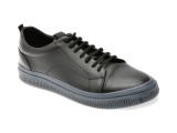 Cumpara ieftin Pantofi sport BITE THE BULLET negri, AST1, din piele naturala