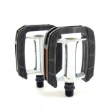 Pedale biciclete 610 alu-plastic 100x80 TPR, filet 9/16&quot; (14mm) Cod:P073