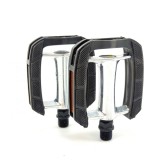 Pedale biciclete 610 alu-plastic 100x80 TPR, filet 9/16&quot; (14mm) Cod:P073
