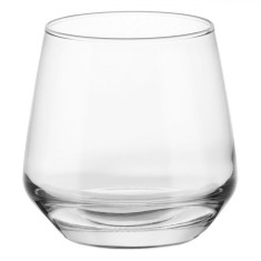Pahar Sticlă, Model Transparent, Capacitate 375ml, Diametru 7cmx8.5cm, Compatibil Microunde și Mașina de Spălat Vase