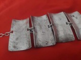 Bratara vintage argintata cu motive antice,Bratara dama vintage,bijuterie vintag