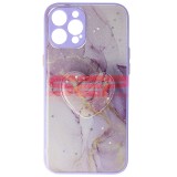 Husa Marmura iPhone 12 Pro Max, TPU, Model 02, Protectie Telefon