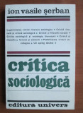 Ion Vasile Serban - Critica sociologică