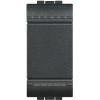 Intrerupator cap scara Living Light Bticino 1M antracit L4003N