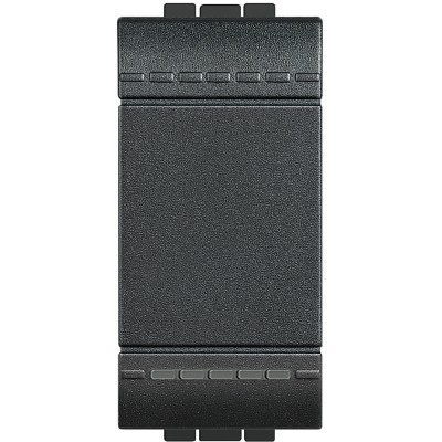 Intrerupator cap scara Living Light Bticino 1M antracit L4003N foto