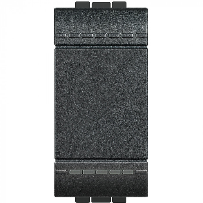 Intrerupator cap scara Living Light Bticino 1M antracit L4003N