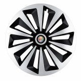 Set 4 capace roti Fox Gri-Negru R15 Compatibil Cu Alfa Romeo